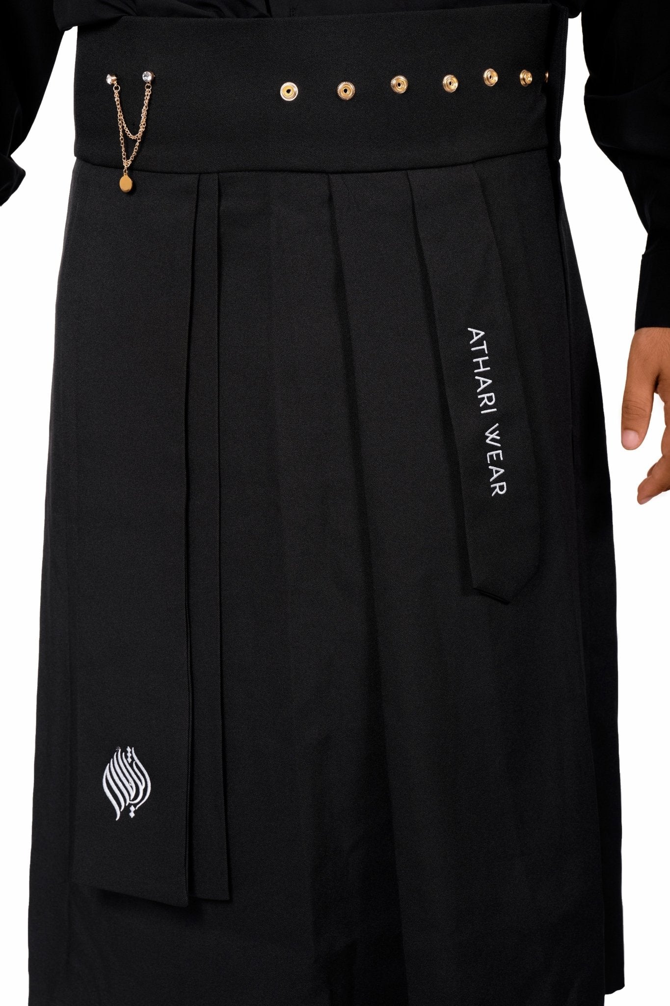 Athari Noir Izāar | High - end Designer Izāar - AthariWear