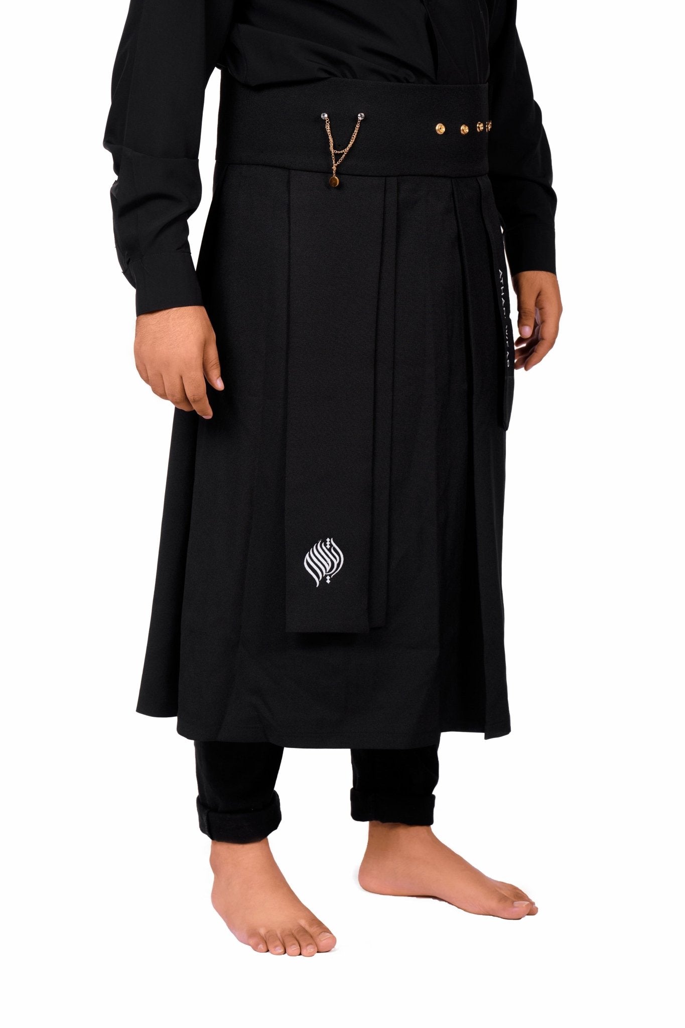 Athari Noir Izāar | High - end Designer Izāar - AthariWear