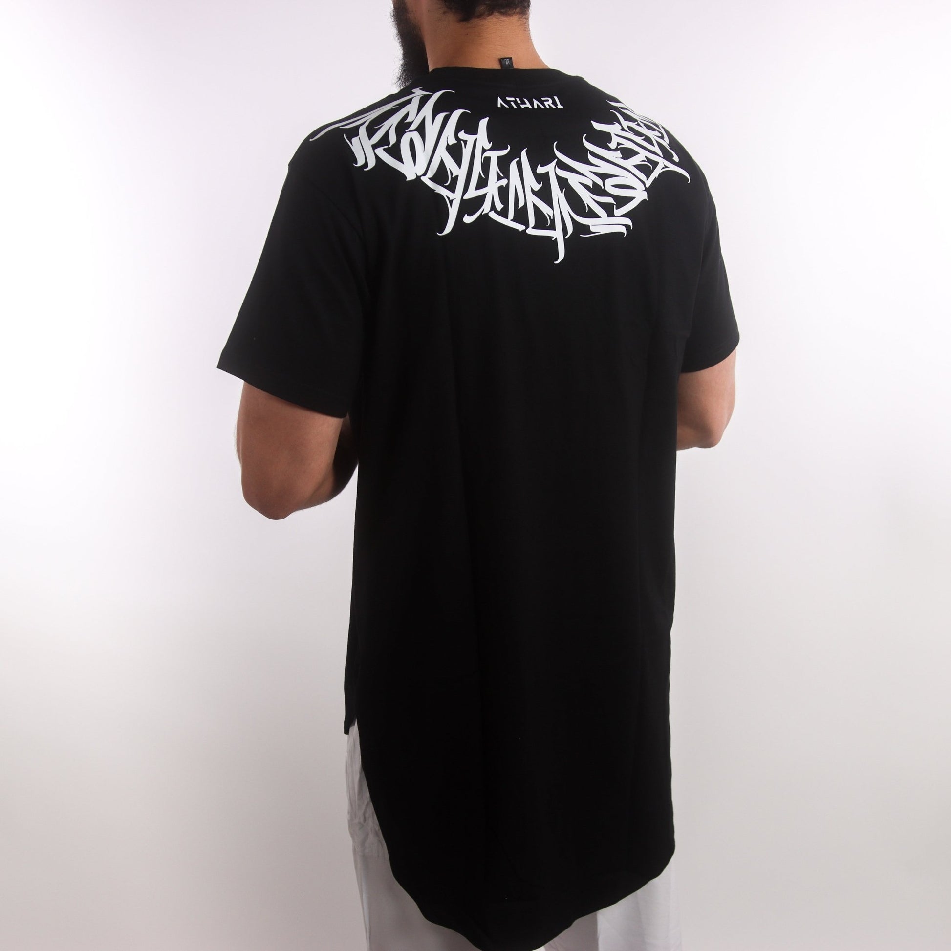 Calligrafitti Long - line T-Shirt - AthariWear