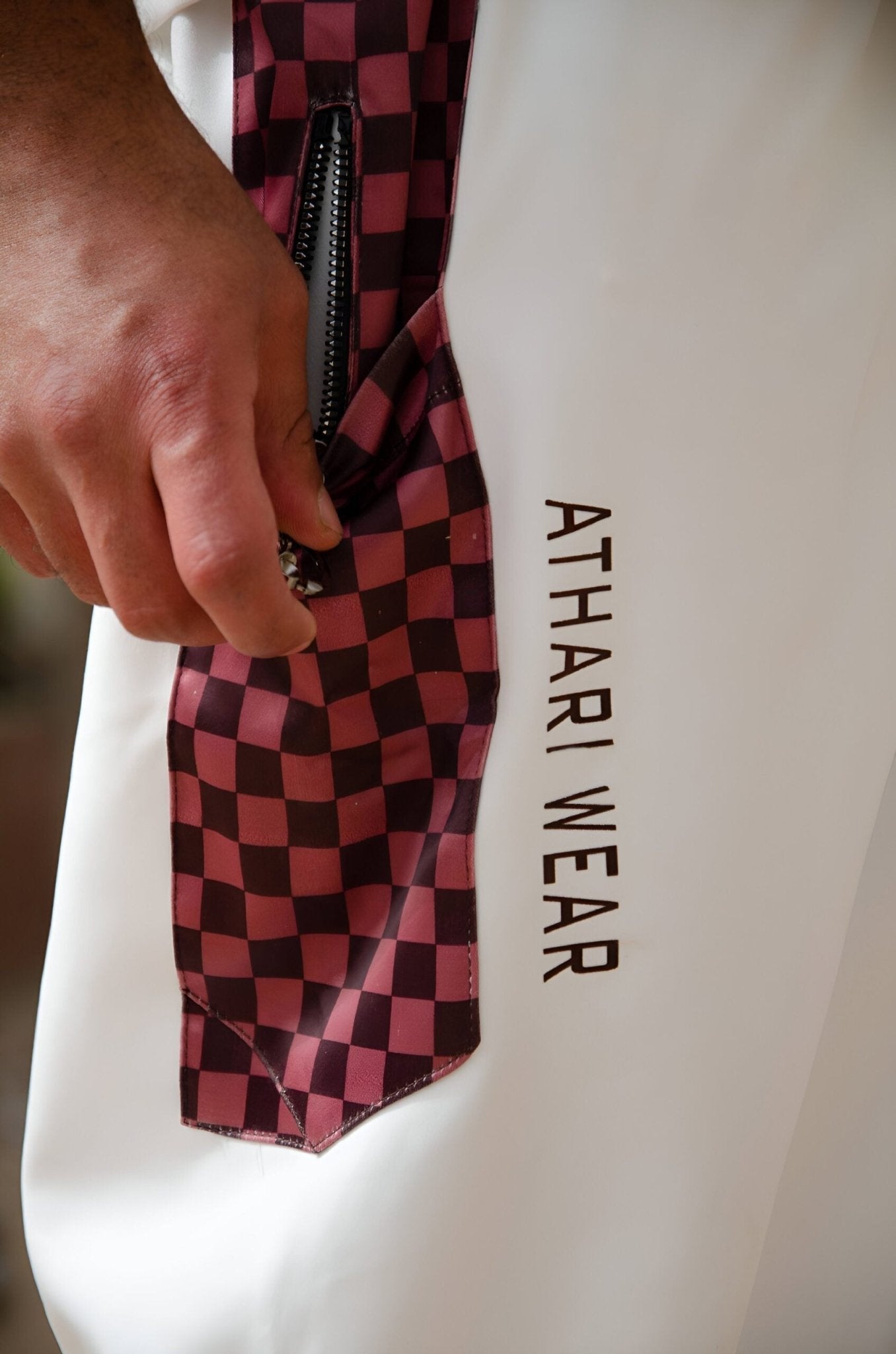 Damier Hoodie T-shirt & Pants Set - AthariWear