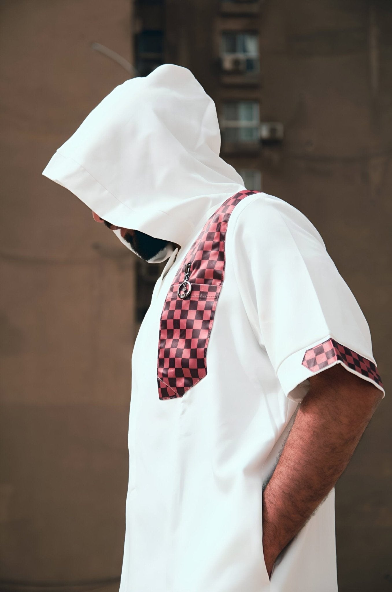 Damier Hoodie T-shirt & Pants Set - AthariWear