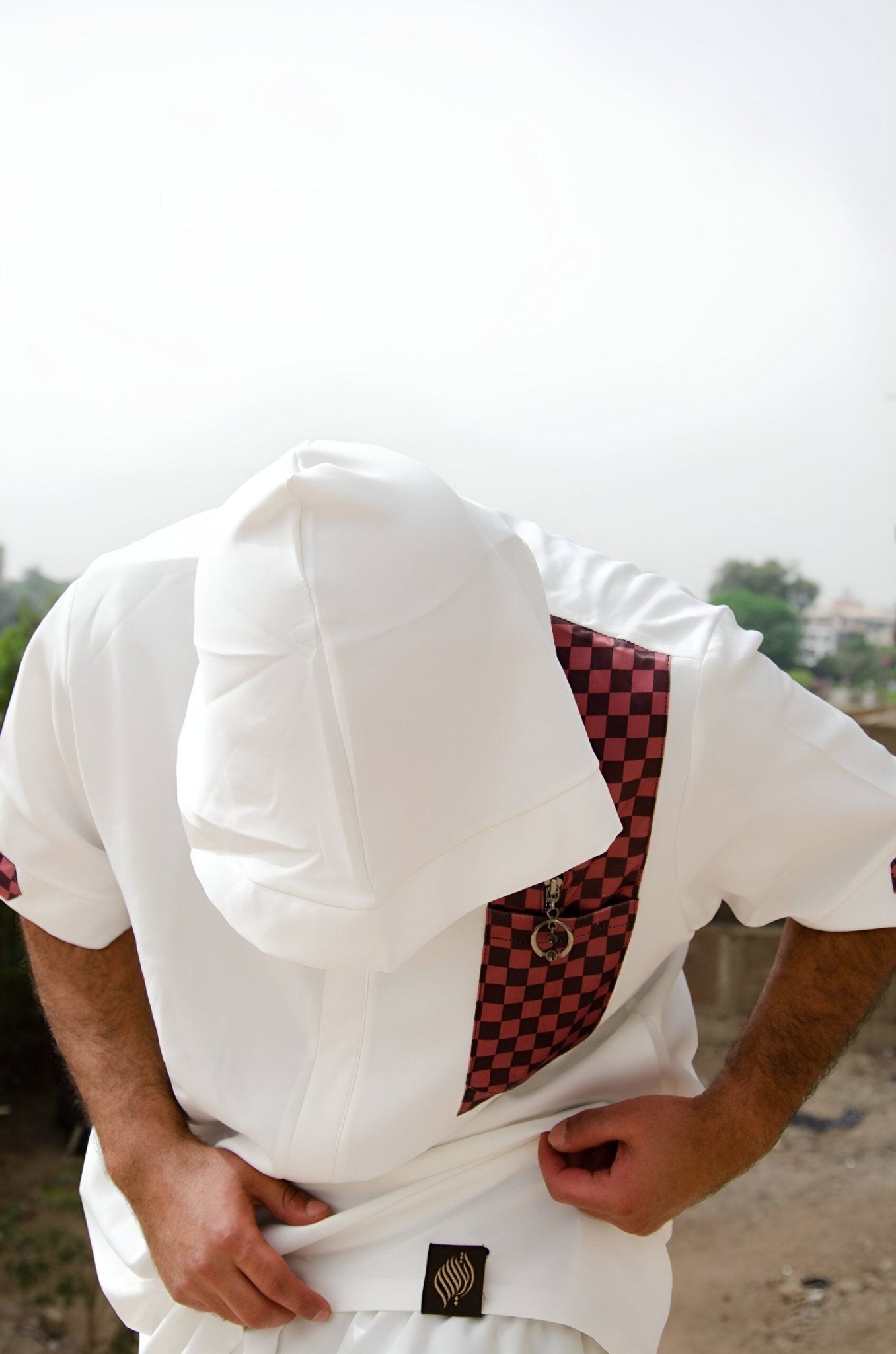 Damier Hoodie T-shirt & Pants Set - AthariWear