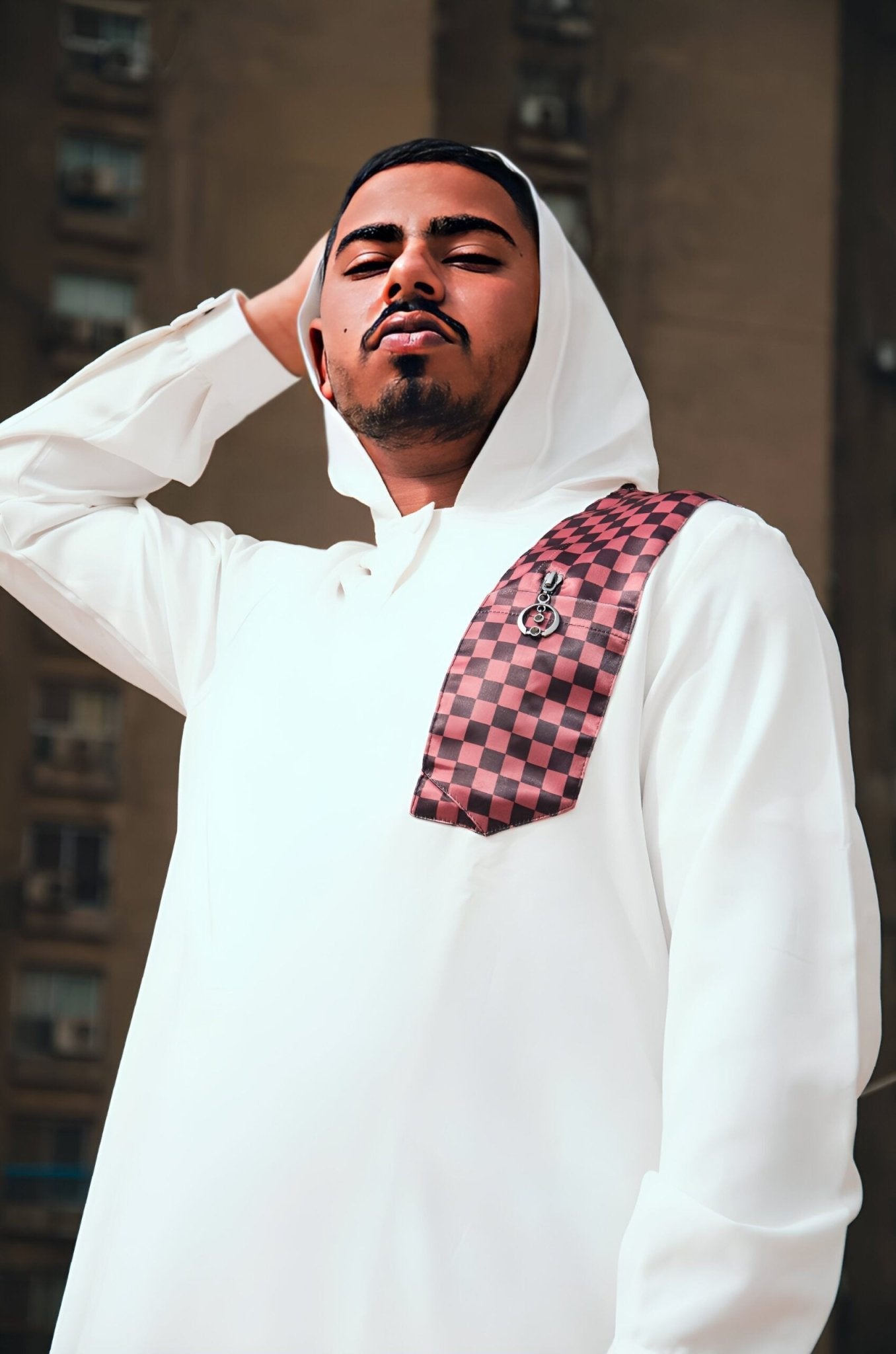 Damier Hoodie Thobe - AthariWear