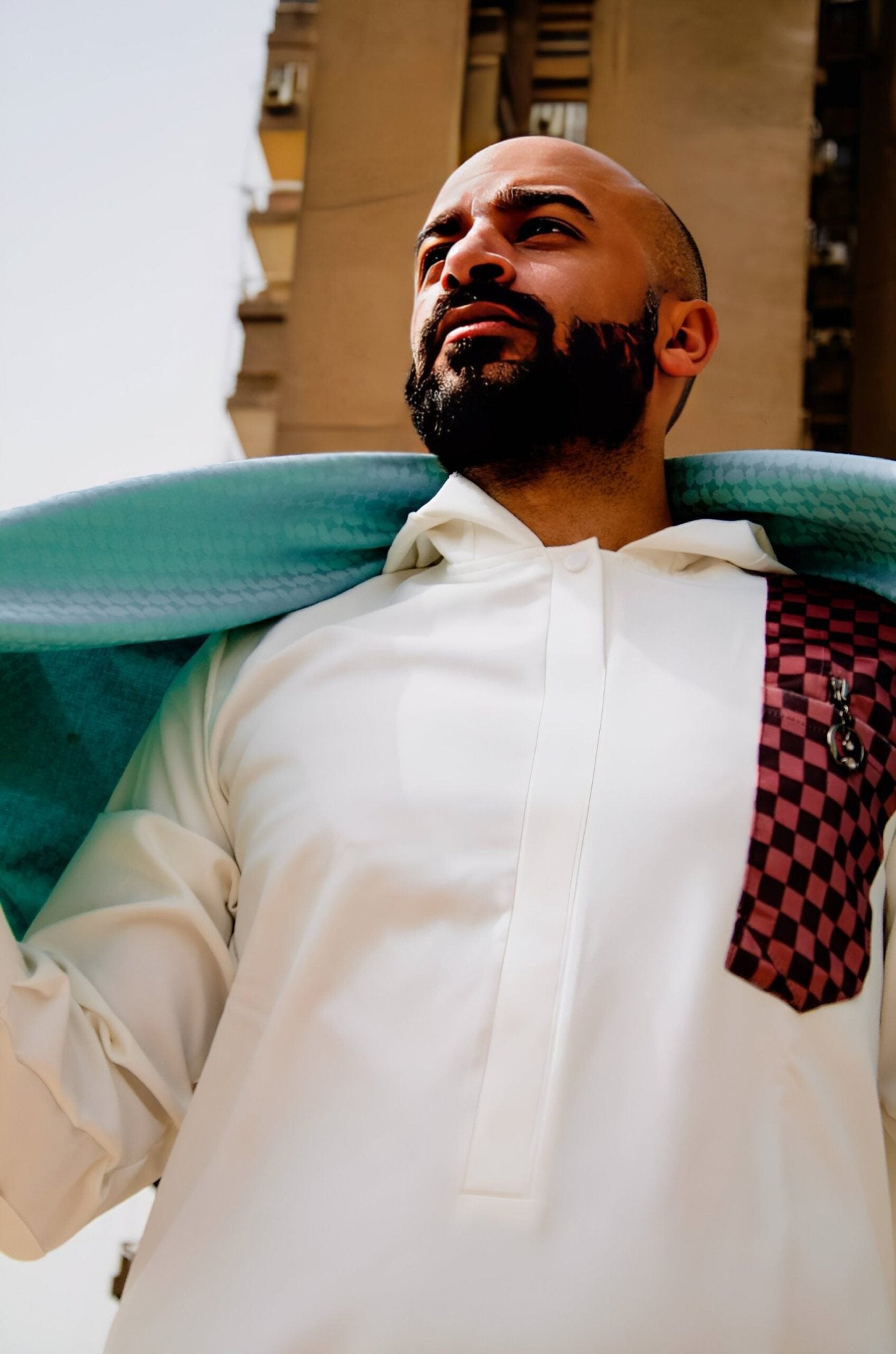 Damier Hoodie Thobe - AthariWear