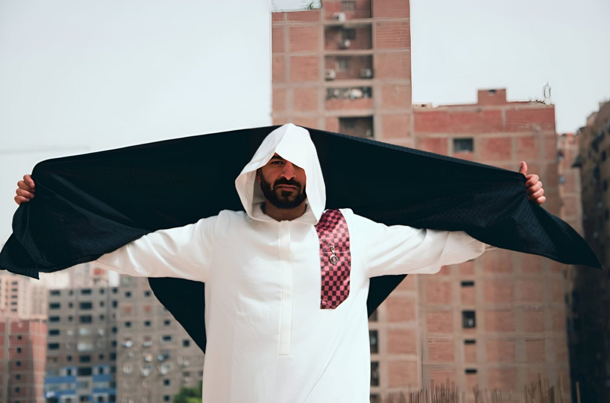 Damier Hoodie Thobe - AthariWear