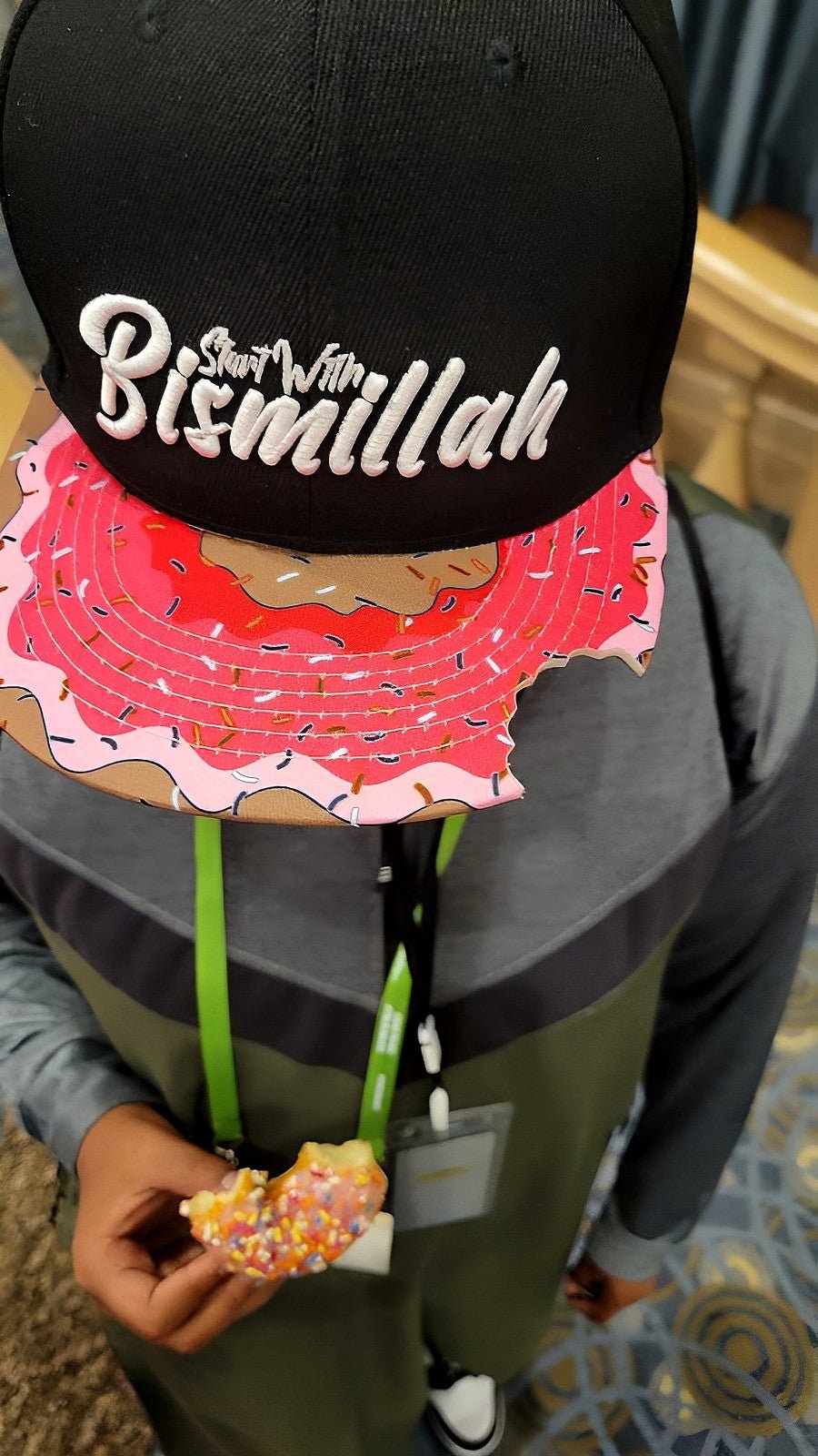Donut Bite Rim Da'wah Hat - AthariWear