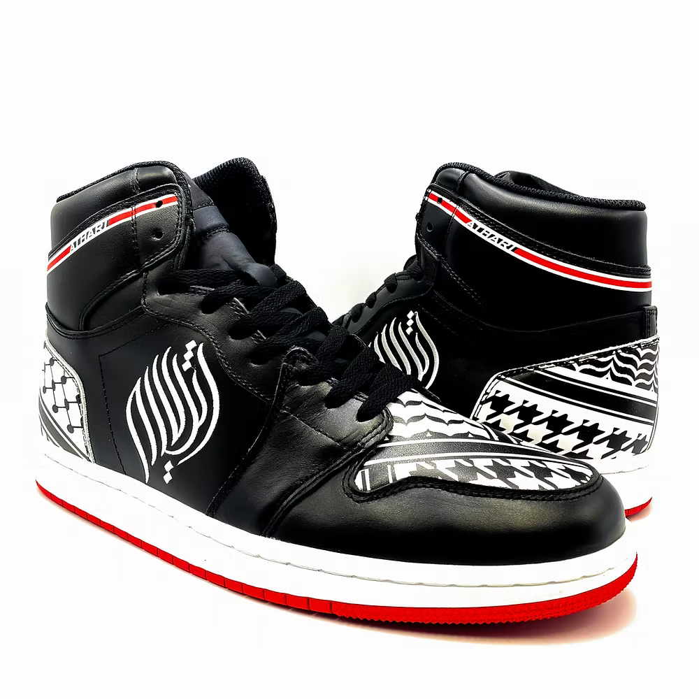 Victory Force 1 | Keffiyeh Sneakers High Top - Athari Wear