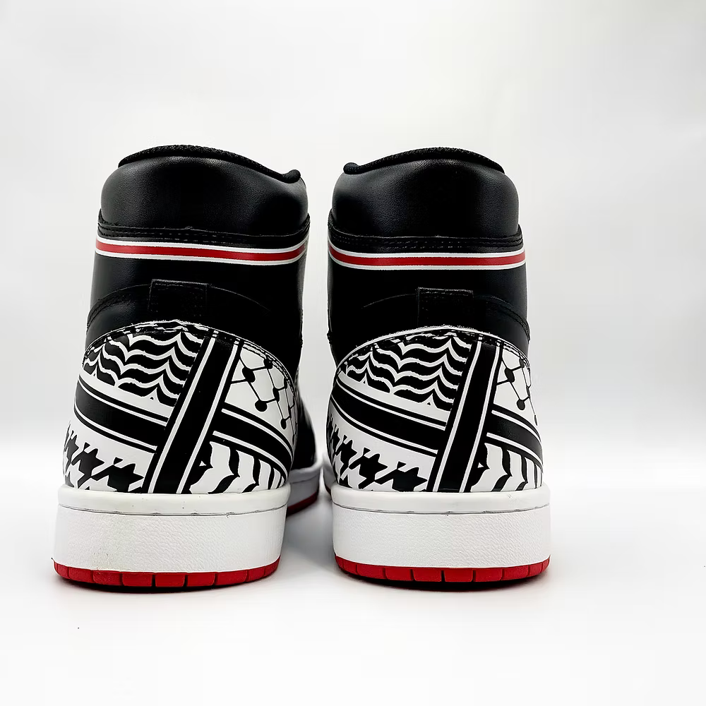 Victory Force 1 | Keffiyeh Sneakers High Top - Athari Wear