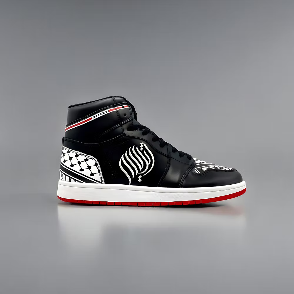 Victory Force 1 | Keffiyeh Sneakers High Top - Athari Wear
