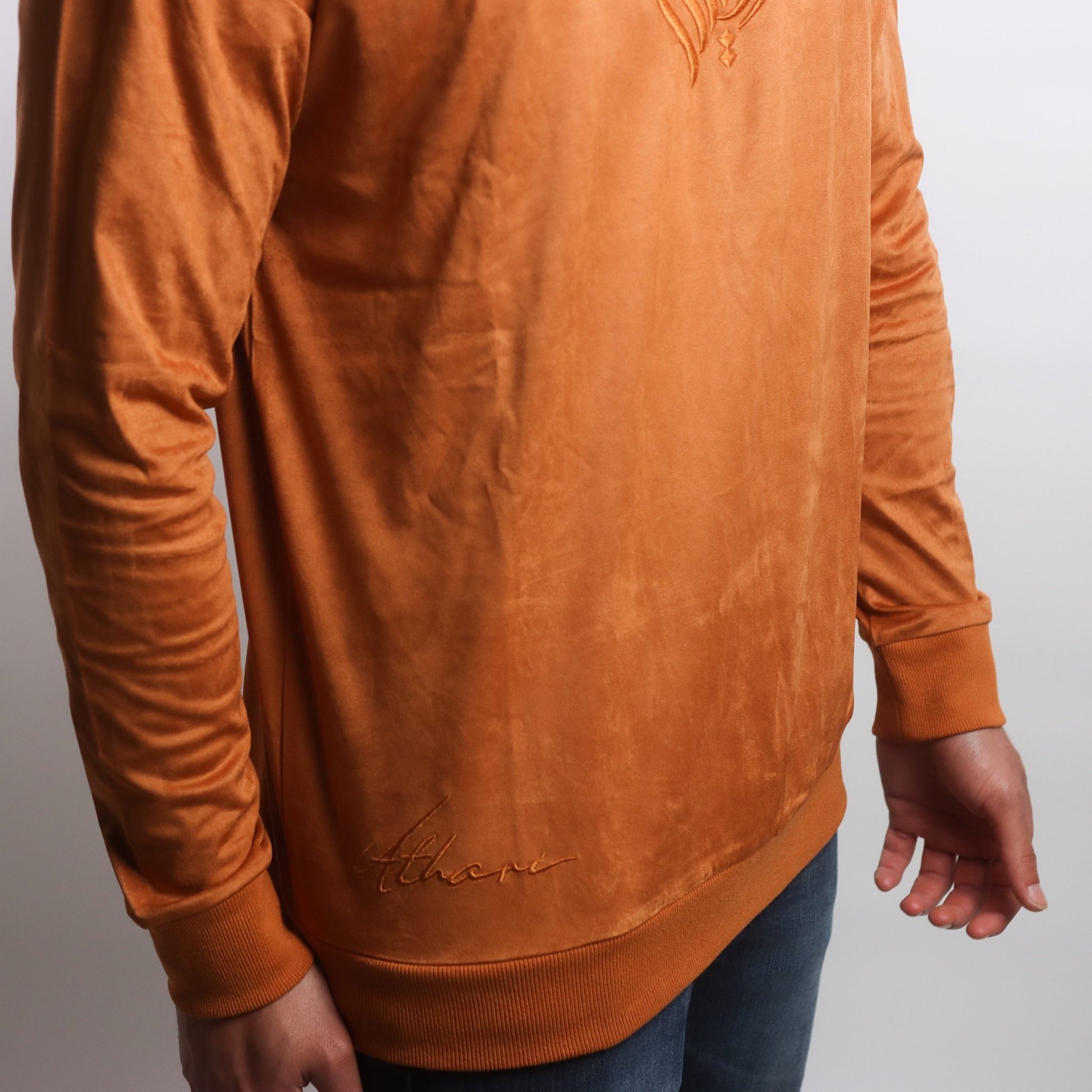 Royal Suede Sweatshirt | Havan - AthariWear