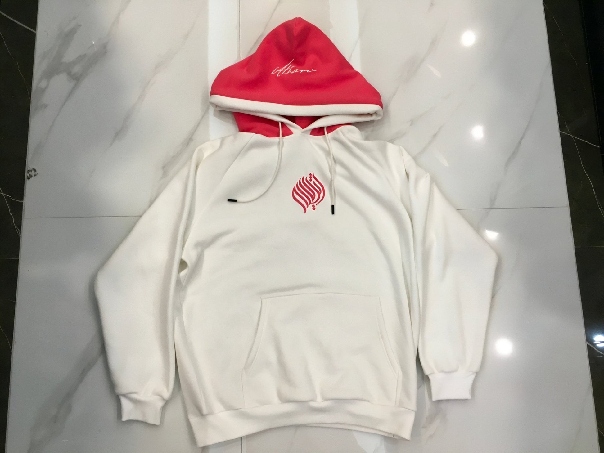 Teddy Bear Puff Print Hoodie - AthariWear