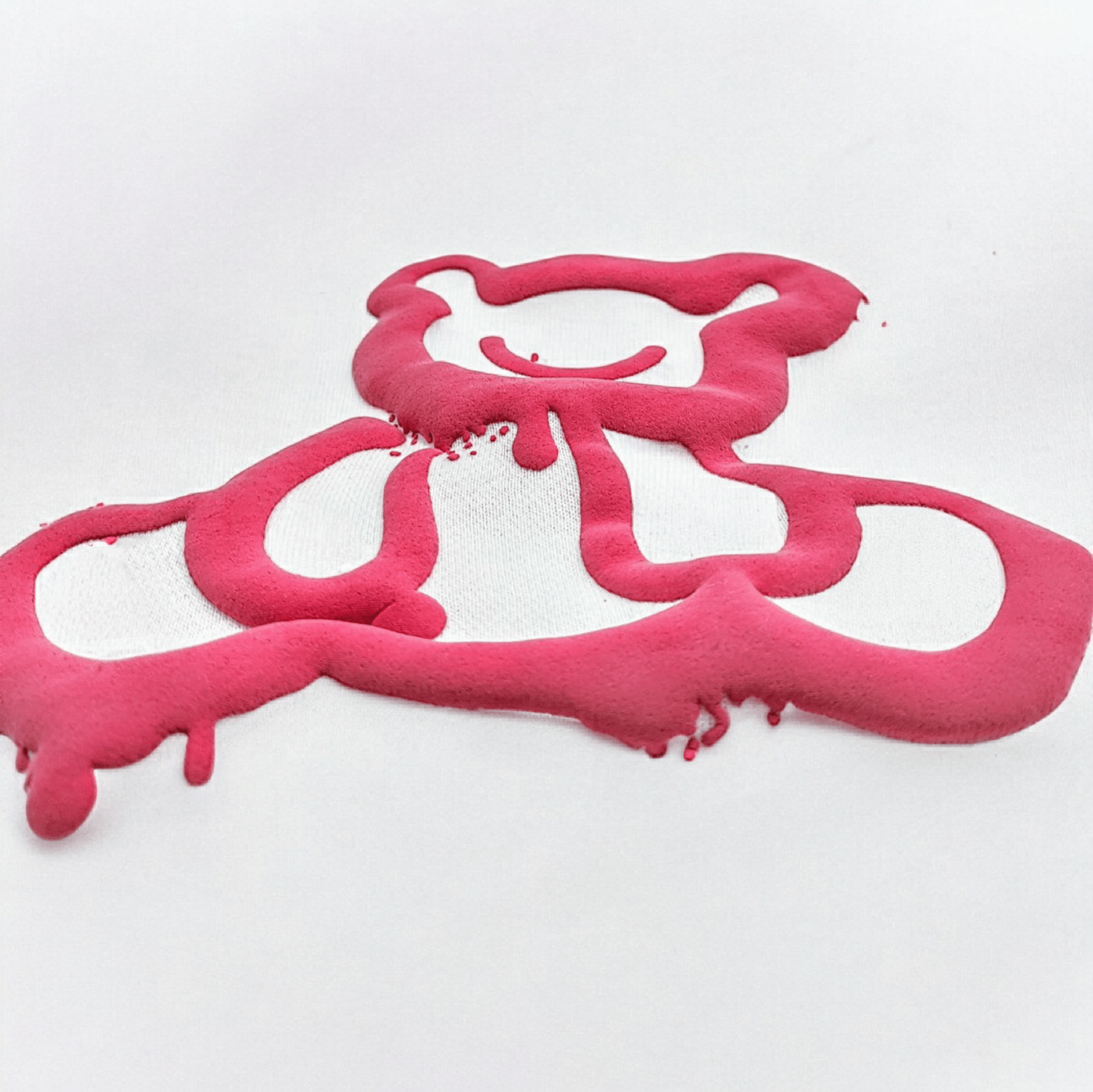 Teddy Bear Puff Print Hoodie - AthariWear