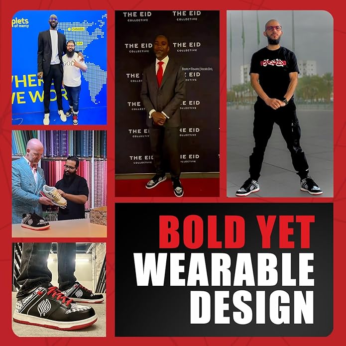 Victory Force 1 | Keffiyeh Sneakers Low Top - Athari Wear