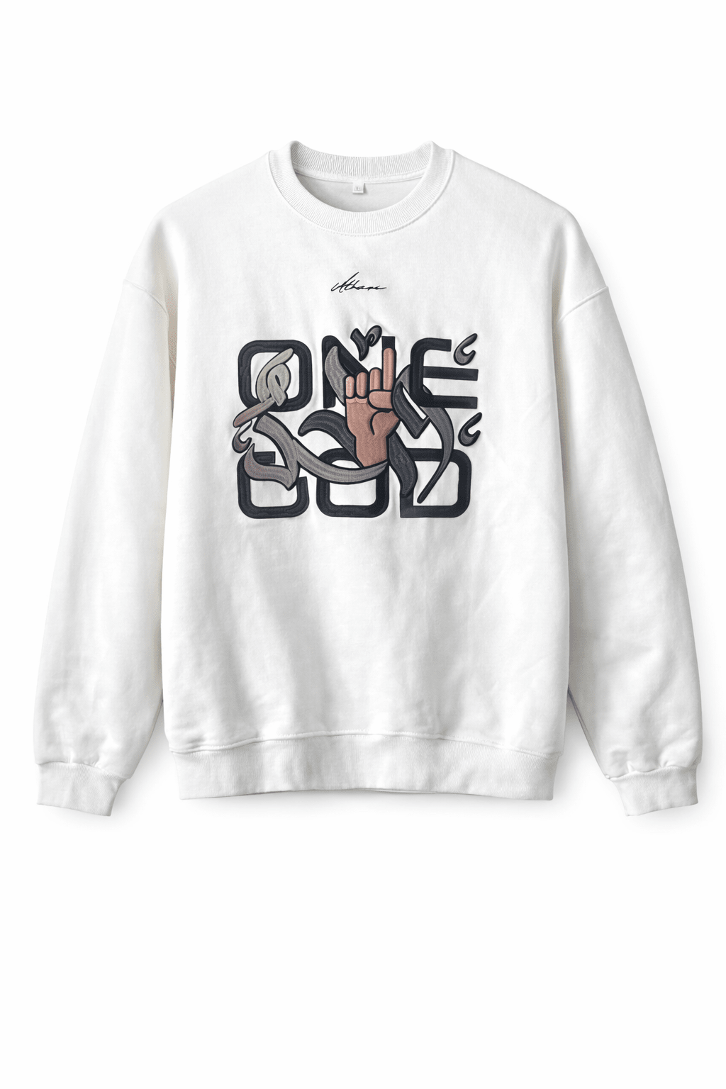 Athari Oneness Crew – Ivory - Athari Wear