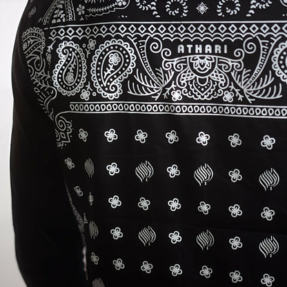 Paisley Bandana Long - line Shirt - AthariWear