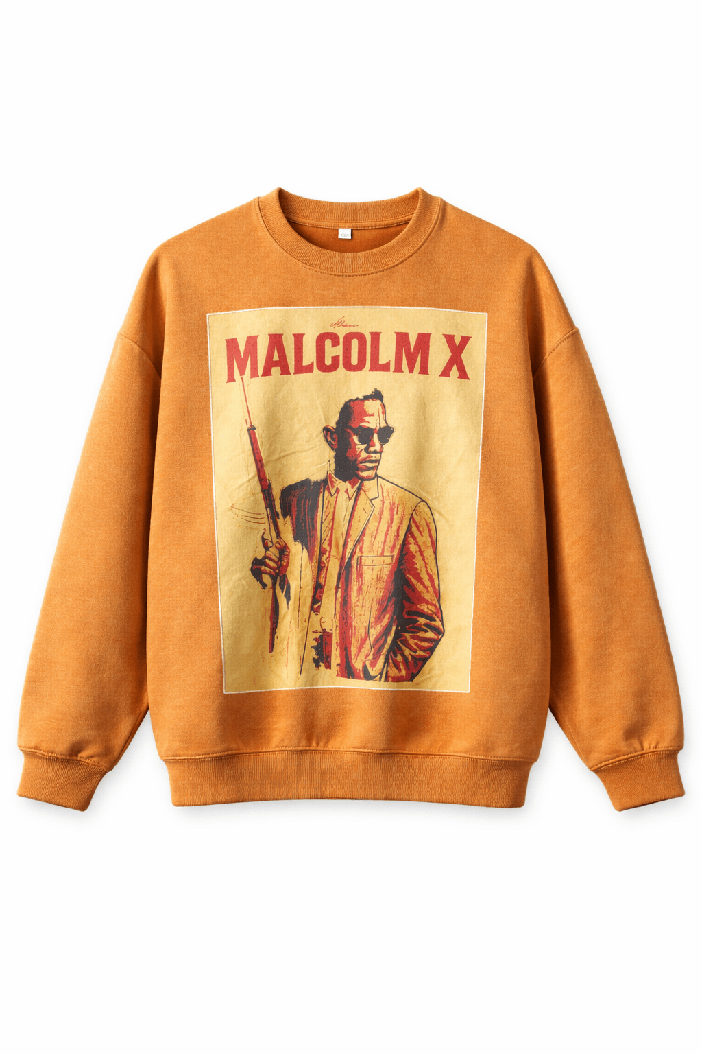 The Revolutionary Crewneck – Malcolm X Edition - Athari Wear