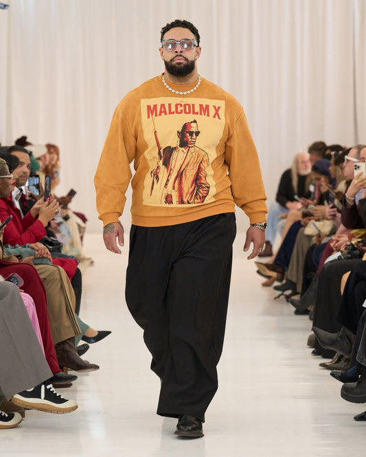 The Revolutionary Crewneck – Malcolm X Edition - Athari Wear