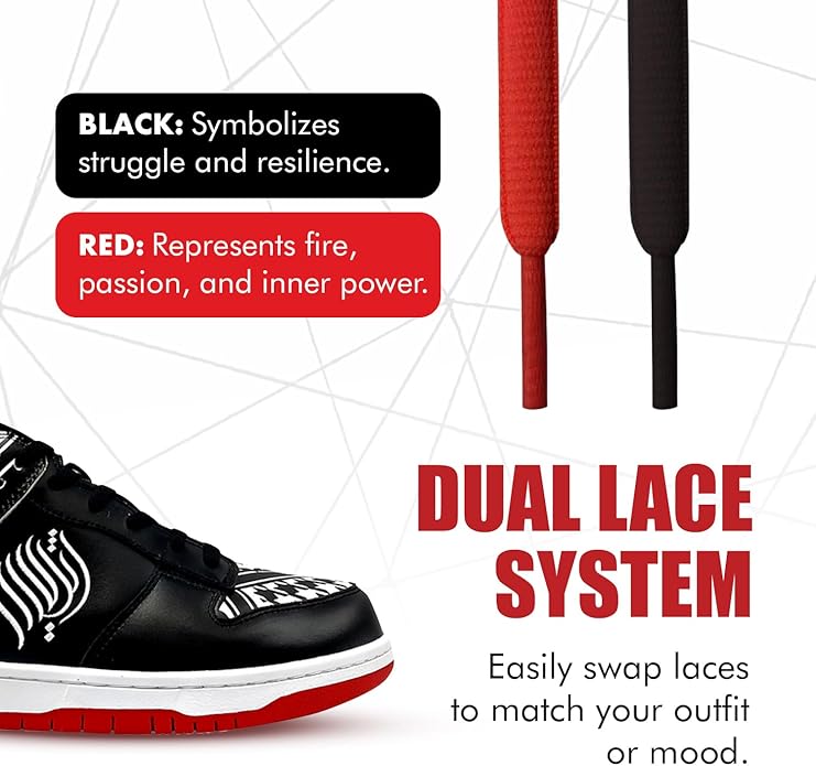 Victory Force 1 | Keffiyeh Sneakers Low Top - Athari Wear